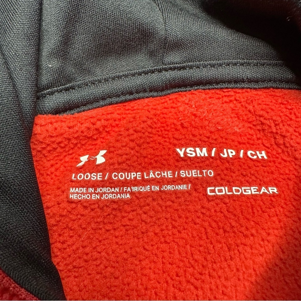 Under Armour Hoodie Pullover Red Size Small - Picture 10 of 16